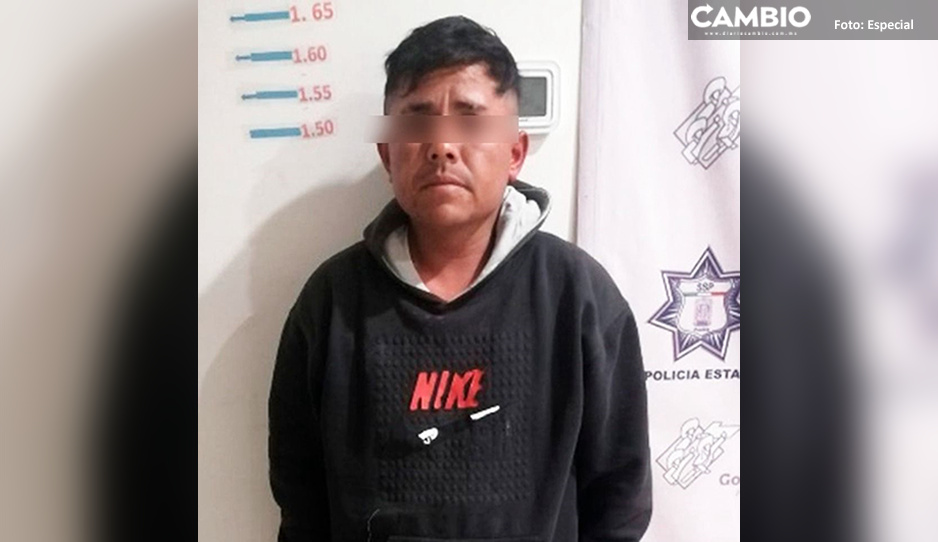Detienen a Carmelo con envoltorios de cristal en Tehuacán