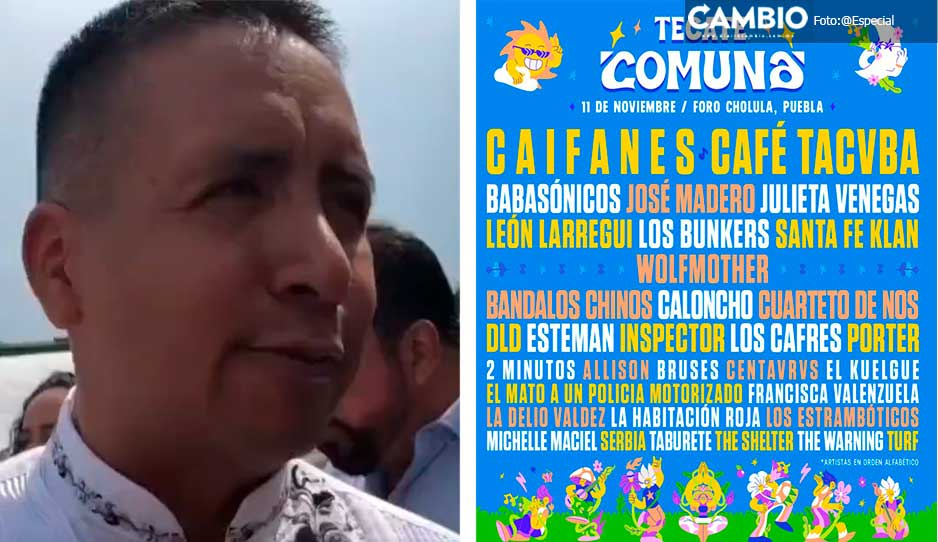 Alcalde de San Andrés Cholula confirma acercamiento con organizadores del Tecate Comuna