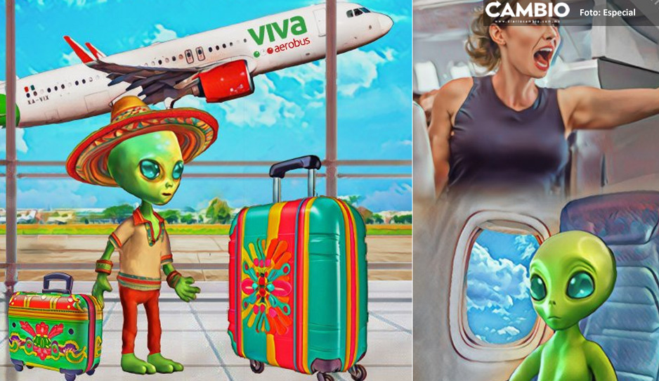 ¡Fuera de este mundo! Viva Aerobus se une a Maussan y presume a sus pasajeros NO humanos