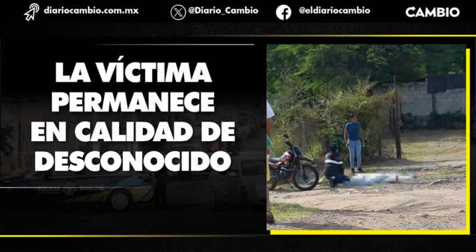 Un hombre fue levantado y ejecutado en Chiautla; había sido asaltado