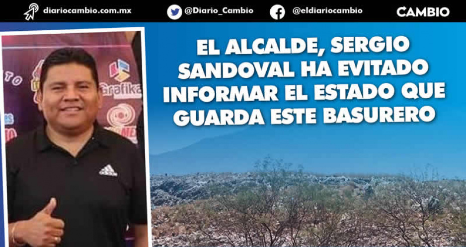 Basurero de Ajalpan recibe 180 toneladas de desechos diarias, aunque su capacidad es para 60 al día: Igavim