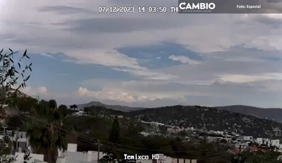 ¡Tronó la tierra! Así se escuchó un estruendo en Morelos por el sismo de 5.7 (VIDEO)