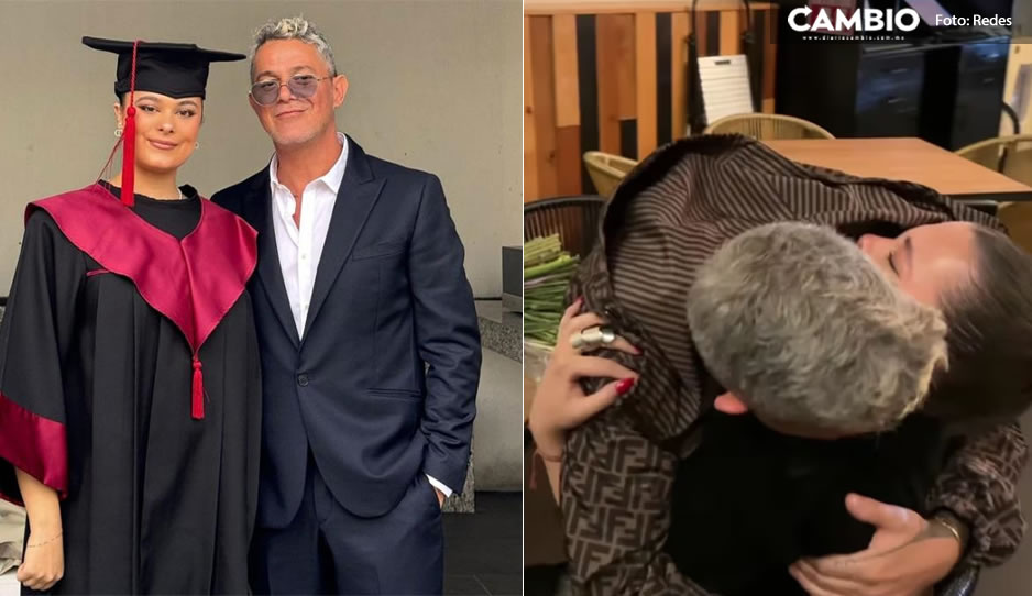 ¡Llora de emoción! Alejandro Sanz sorprende a su hija en su graduación