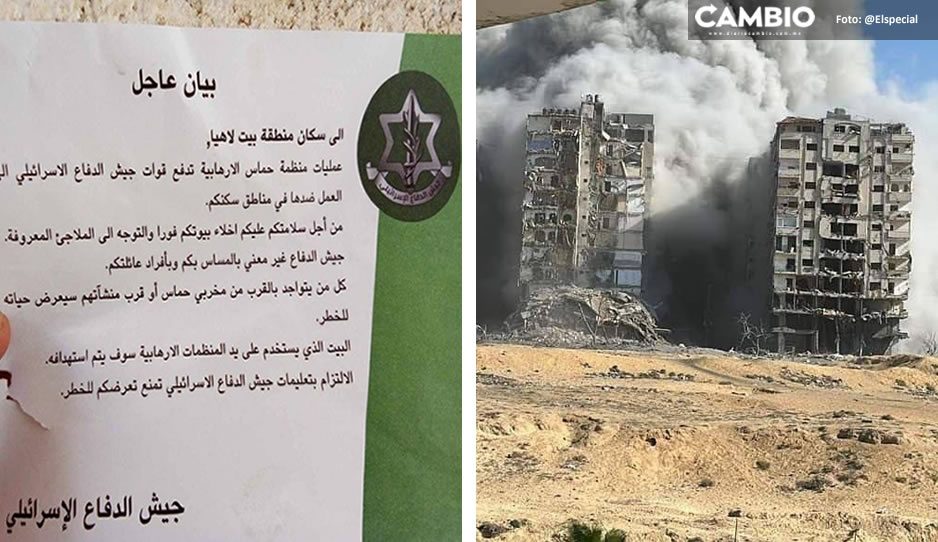 Fuerzas de Israel advierten a civiles de la Franja de Gaza: &quot;Abandonen sus hogares&quot;