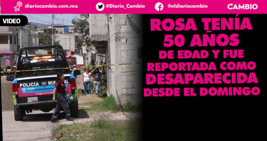 Feminicidio 34 del año: dejaron a Rosa con las manos atadas en un terreno de Santa Lucía