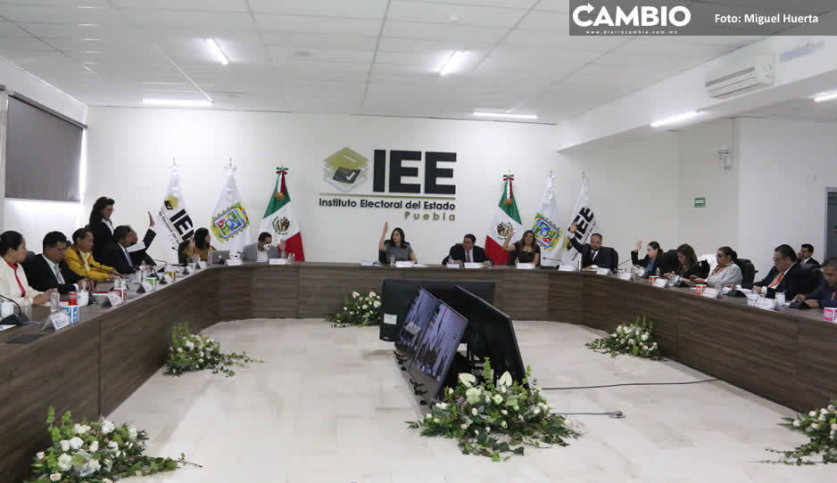 IEE avala cambios en lineamientos de coalición, candidaturas comunes y reelección