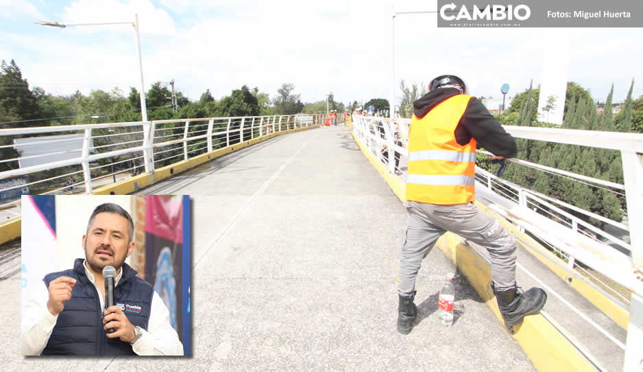 Adán adelanta que se harán cargo de la iluminación de ciclovía Hermanos Serdán (VIDEO)