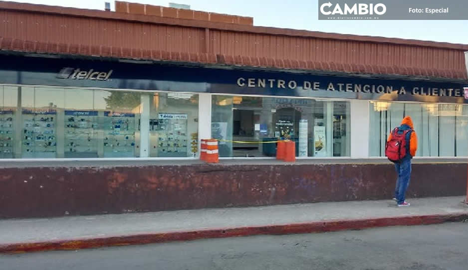 Roban más de 20 equipos celulares de Telcel en Texmelucan