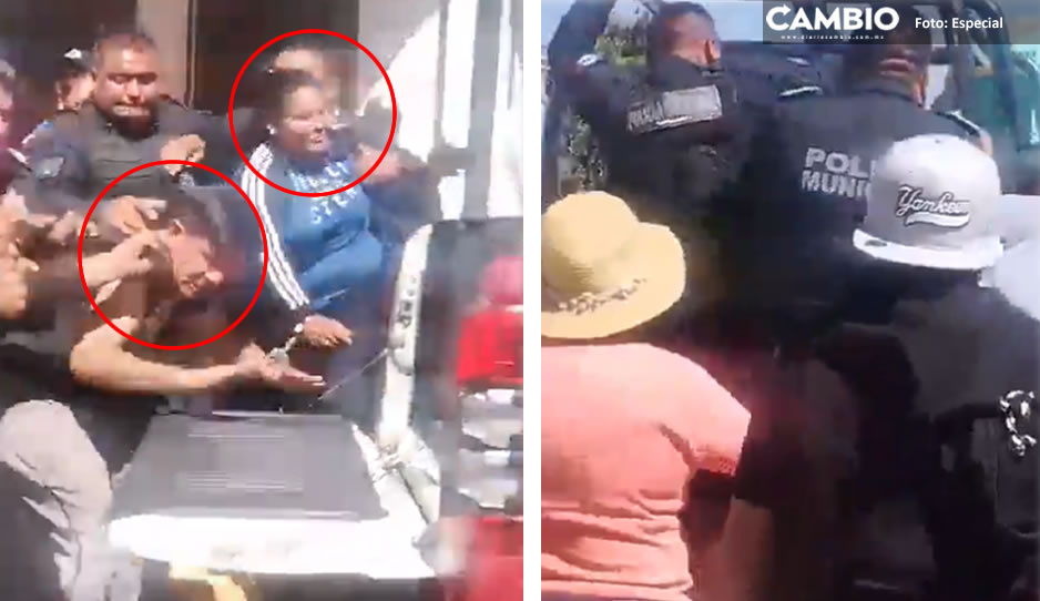 VIDEO: ¡No se irán al cielo! Casi linchan a pareja que robó en la iglesia de Cacalotepec