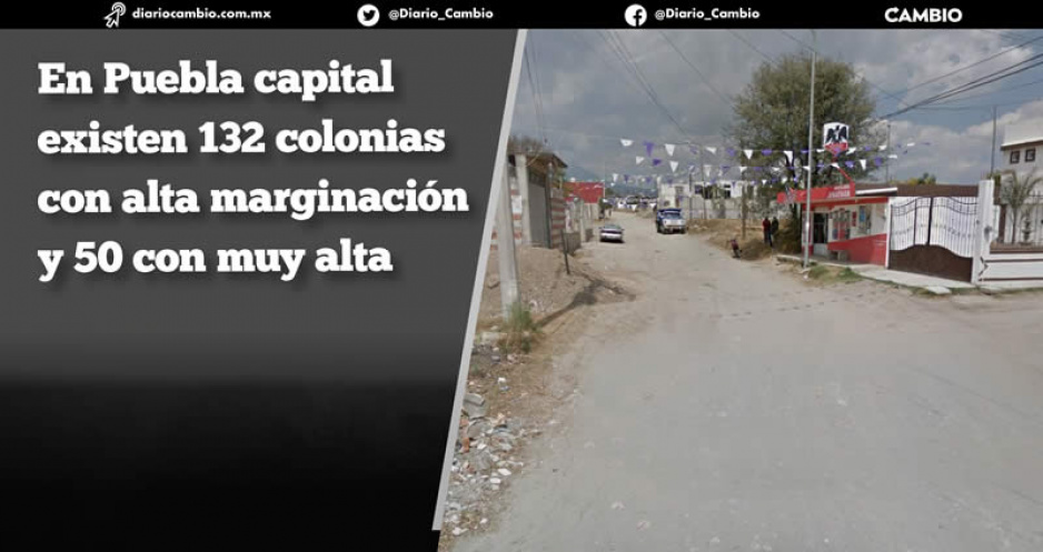 Más de la mitad de los habitantes de La Resurrección y Xonacatepec son pobres