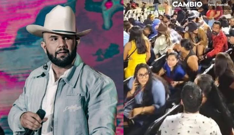 Disparos desata terror en concierto de Carín León en Cancún (VIDEO)