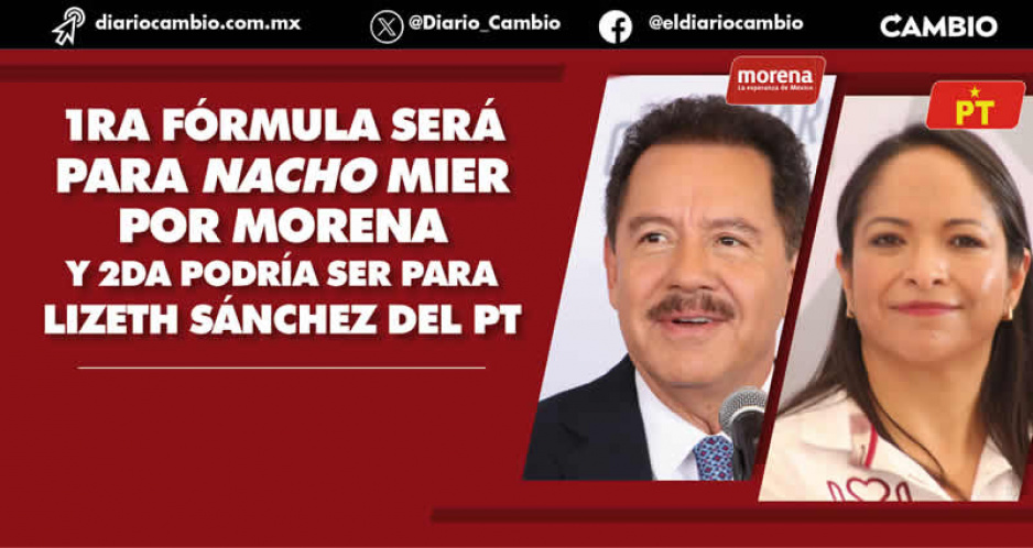 Morena tendrá primera fórmula al Senado y PT la Segunda, según acuerdo de dirigencias