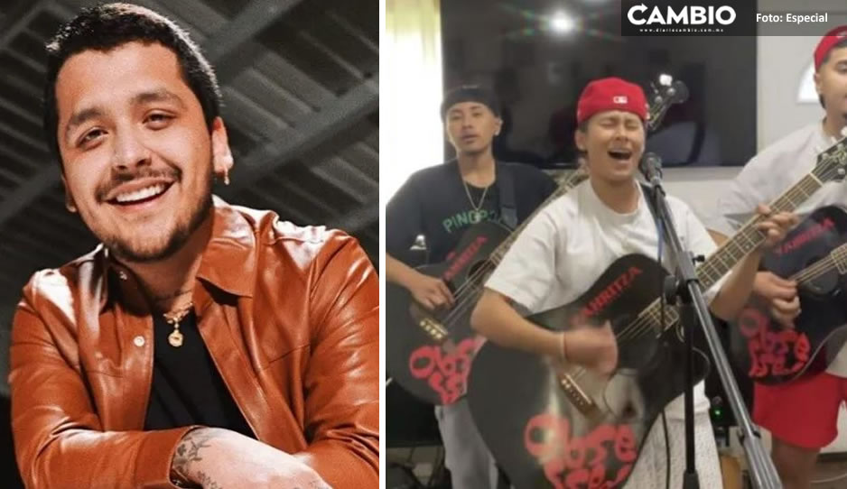 Christian Nodal se sube al tren y se ríe de Yahritza y su Esencia por ser cancelados
