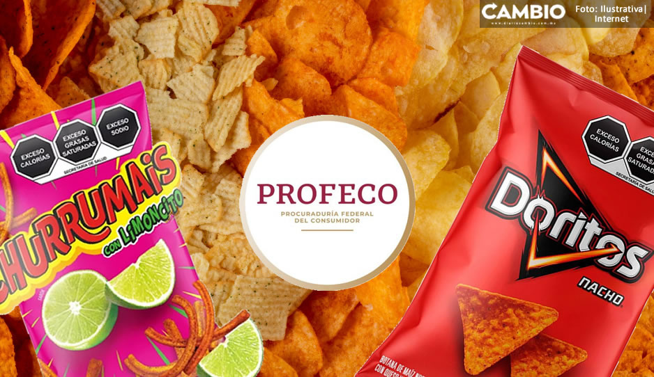 Churrumais y Doritos Nachos, las mejores botanas de México, determina la Profeco
