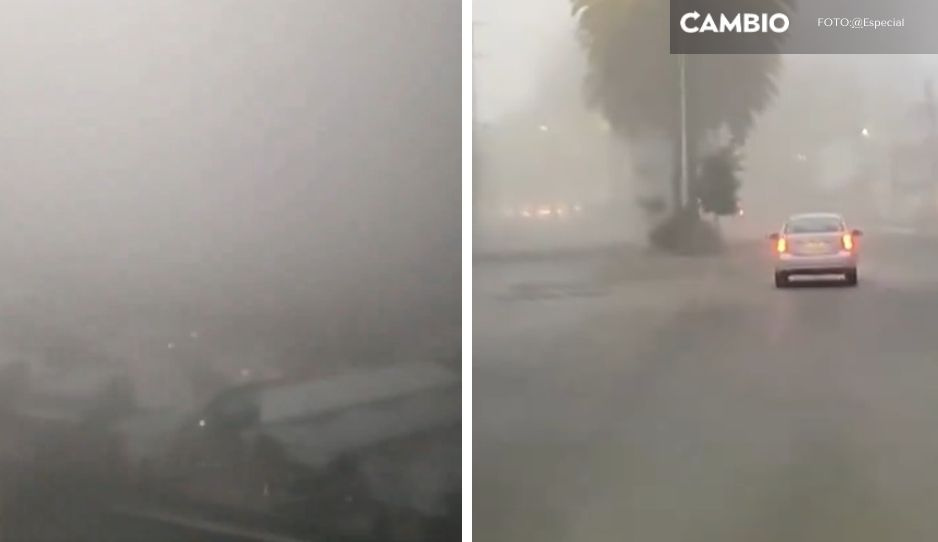 ¡No es Londres! Así amanece Puebla cubierta de neblina (VIDEOS)