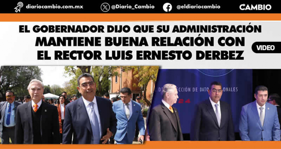 Tras cinco años, un gobernador acude a la UDLAP: Sergio Salomón niega investigación vs patronato