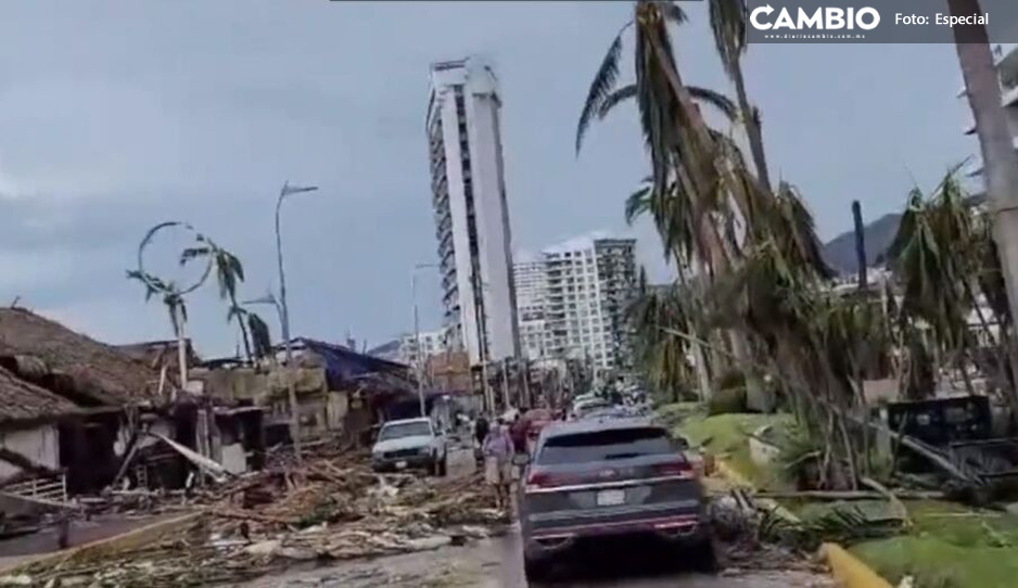 Suman 45 muertos y 47 desaparecidos por paso de huracán Otis en Guerrero (VIDEO)