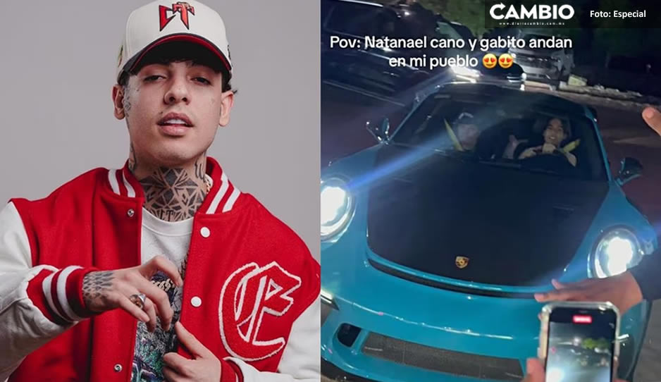¡Qué manchados! Fans “vandalizan” el carrazo de Natanael Cano (VIDEO)