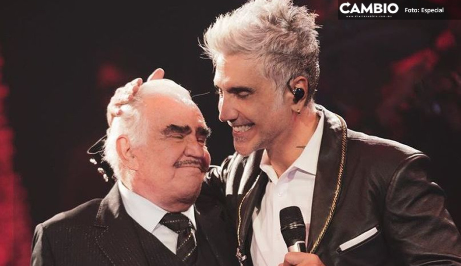 Alejandro Fernández se tatúa frase famosa de su padre Vicente Fernández (FOTO)