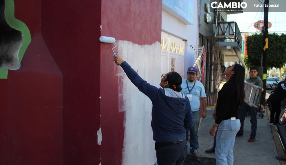 Realiza gobierno de Izúcar mantenimiento de espacios históricos