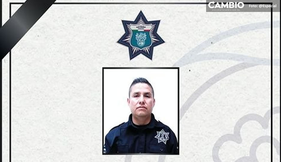 Gregorio, el policía asesinado por delincuente que le robó su patrulla en San Pedro Cholula
