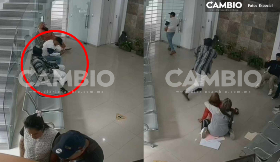 FUERTE VIDEO: Encañonan, golpean y asaltan a mujeres en notaría