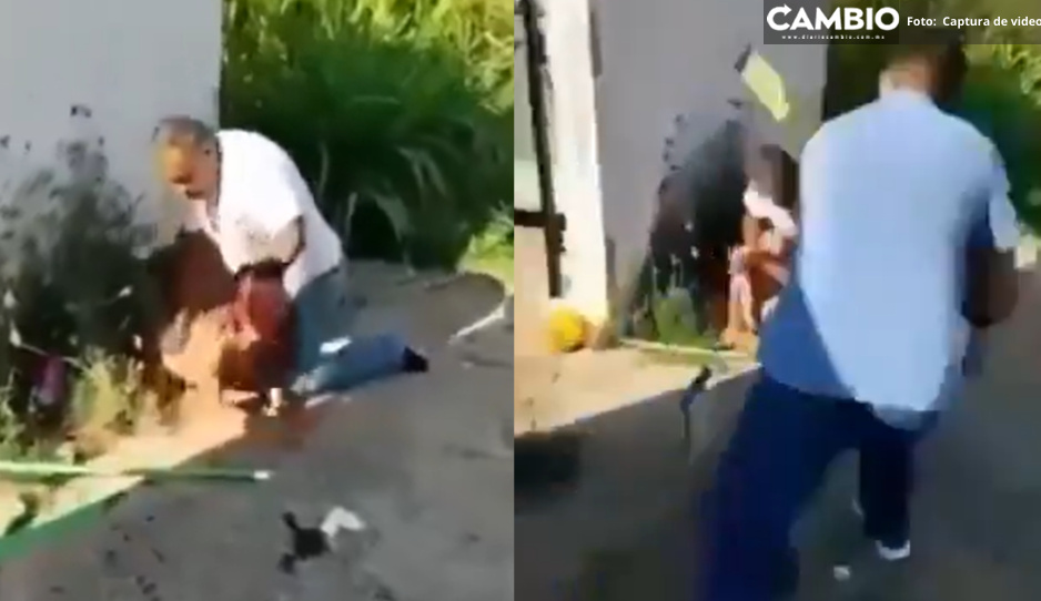 FUERTE VIDEO: Vecinos salvan a mujer de ser ahorcada por su pareja