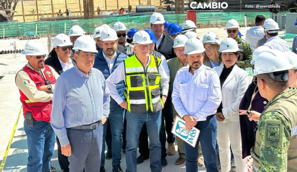 Supervisa Sergio Salomón avances de San Alejandro con Zoé Robledo (VIDEO)