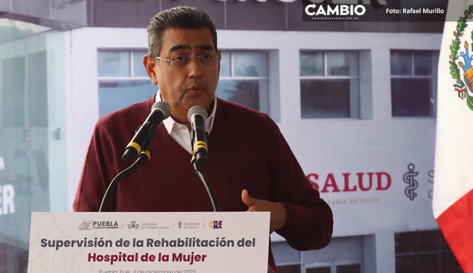Promete Sergio Salomón rehabilitar los 33 Centros Escolares de Puebla (VIDEO)
