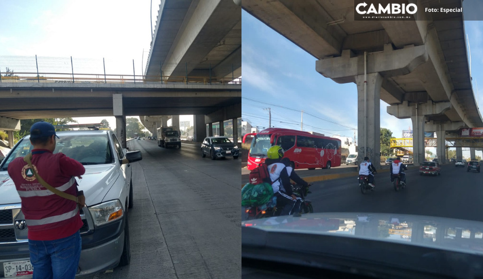 Inician operativos en la Puebla-México para proteger a peregrinos