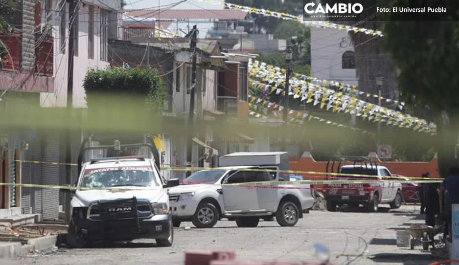 ¡Como en Culiacán! Captan en VIDEOS el momento exacto de la balacera en Xoxtla