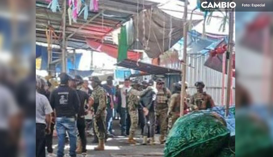 Operativo fallido: Los detienen en el mercado Hidalgo y terminan liberándolos para evitar conflicto