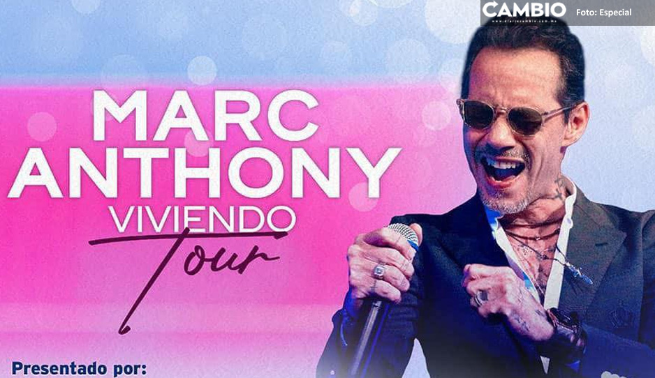 ¡Paren todo! Marc Anthony regresa a Puebla en noviembre