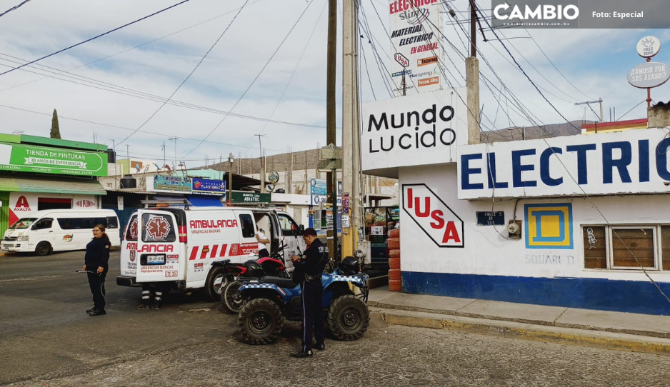 Atropellan a policía de Tránsito en Barrio de San Nicolás