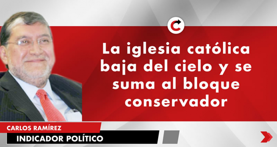 La iglesia católica baja del cielo y se suma al bloque conservador