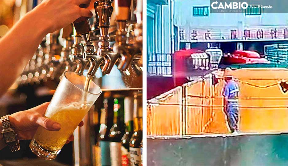¿Sabor especial? Cachan en VIDEO a empleado de cervecería orinando en una barrica