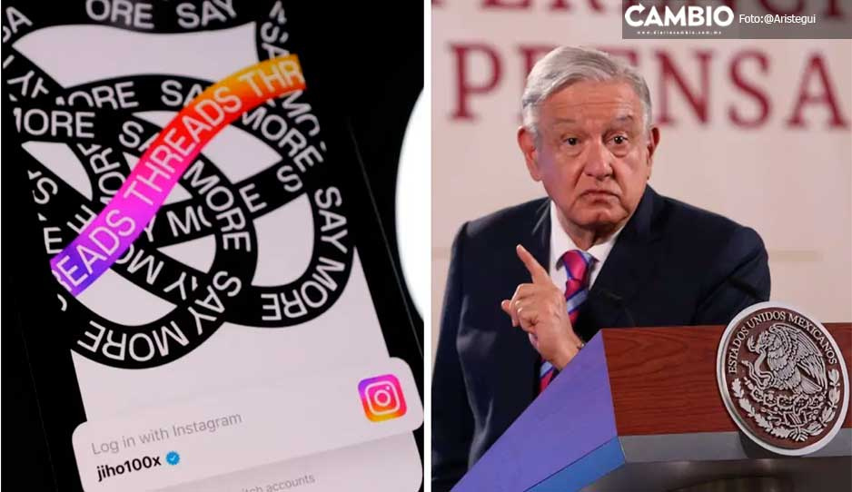 AMLO le pide a Mark Zuckerberg que no permita los &quot;bots&quot; en Threads
