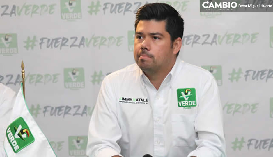PVEM Puebla mantiene su línea de ir solo en 2024: Jimmy Natale