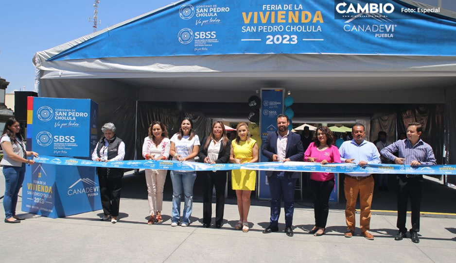 Paola Angon invita a las familias a visitar la Feria de la Vivienda 2023, en San Pedro Cholula