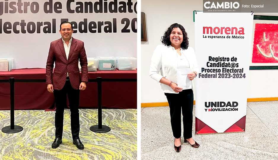 Morenistas se registran como candidatos a diputados federales en Puebla