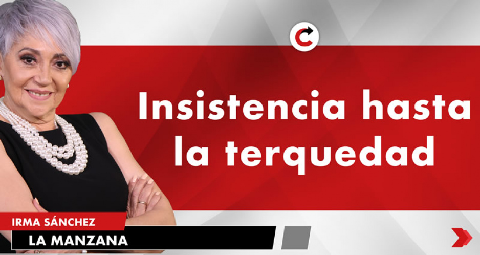 Insistencia hasta la terquedad