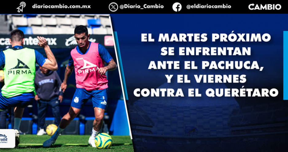 Club Puebla tendrá cuatro días más de preparación previo al duelo ante Pachuca
