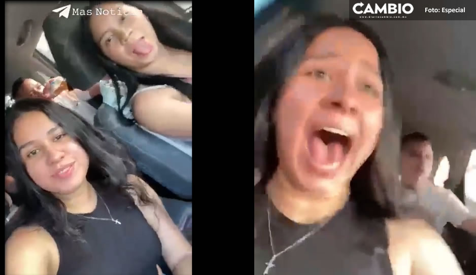 Por ir grabando un Tik Tok en carretera, jóvenes terminan volcados en una zanja (VIDEO)