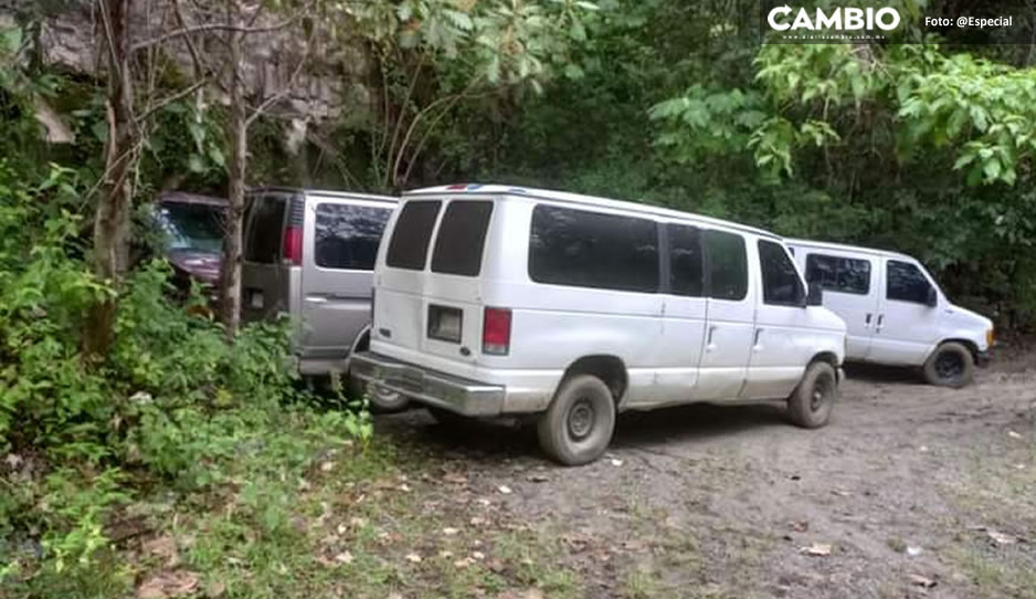 Aseguran seis vehículos con hidrocarburo robado en Huauchinango