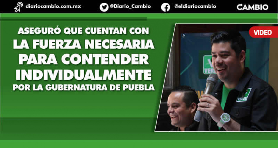 Jimmy Natale dice que el PVEM puede competir solo y ya tienen tres aspirantes a la gubernatura