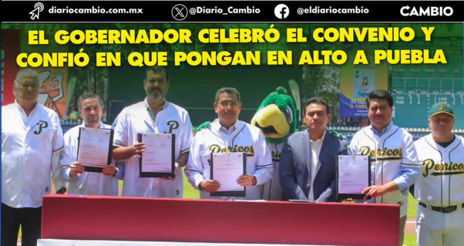 Gobierno del Estado entrega la concesión del Parque Hermanos Serdán a Pericos de Puebla