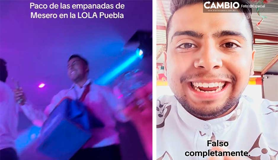 No soy mesero, pero sí trabajo en antros, aclara Paco, el de las empanadas (VIDEO)