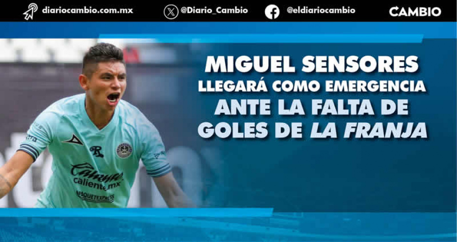 El nuevo delantero del Club Puebla marcó seis goles en los últimos tres años y medio