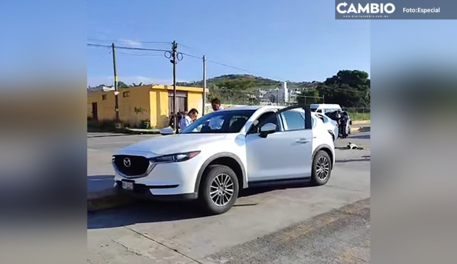 Aparatosa carambola en Atlixco culmina sin lesionados