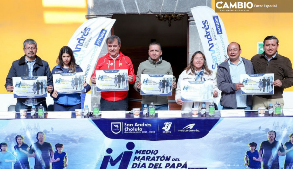 Presenta Edmundo Tlatehui Medio Maratón del Día del Papá 2024